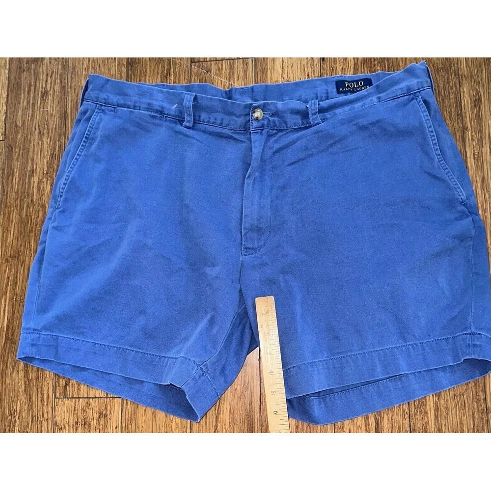 Polo Ralph Lauren Shorts Blue Size 40 Classic Fit 6" 100% Cotton - Picture 4 of 5